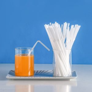 6mm Flexible Biodegradable PLA Juice Straws Manufacturer - EU&FDA Certified, Wholesale Supplier