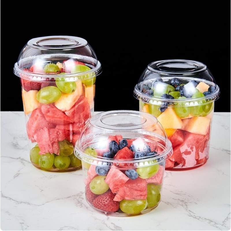 Wholesale 16oz 24oz 32oz Clear Disposable Food Containers – Leakproof Stackable Takeout Boxes for Fruit/Salads/Snacks