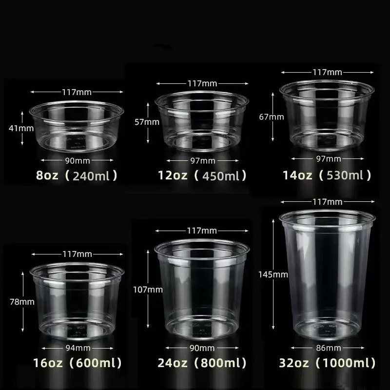 Wholesale Disposable PET Bowls for Fruit Salads